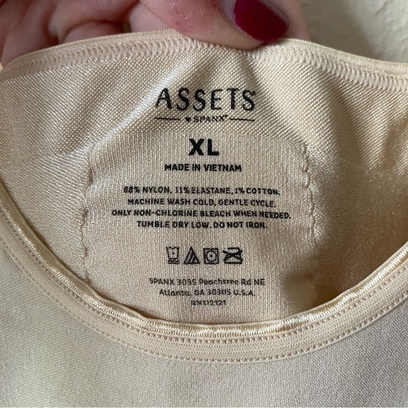 ASSETS by SPANX | Women's Open Bust Shaping Bodysuit Slimming Size XL 10127R - Picture 5 of 10